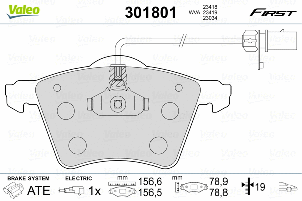 Brake Pad Set, disc brake
