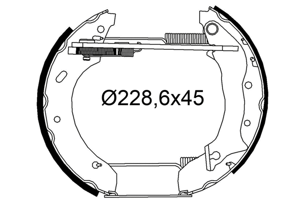 Brake Shoe Set (554973)