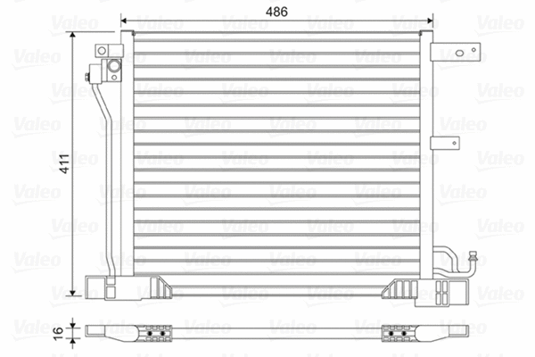 Condenser, air conditioning (814454)