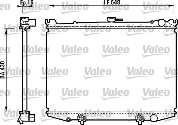 Radiator, engine cooling (731085)