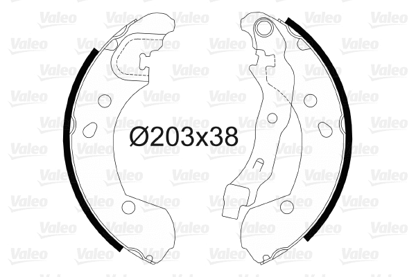 Brake Shoe Set (564099)