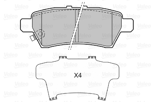 Brake Pad Set, disc brake (598730)