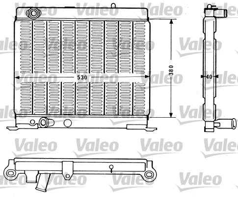 Radiator, engine cooling (810871)