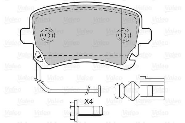 Brake Pad Set, disc brake (598671)