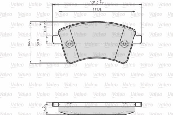 Brake Pad Set, disc brake (872693)