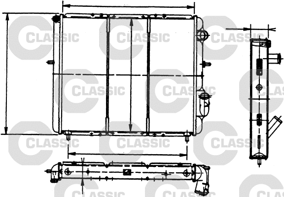 Radiator, engine cooling (230183)
