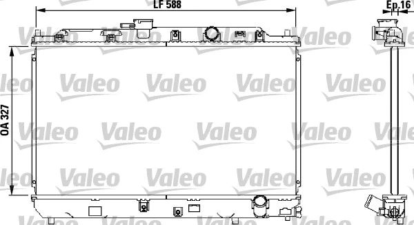 Radiator, engine cooling (731634)
