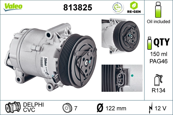 Compressor, air conditioning (813825)
