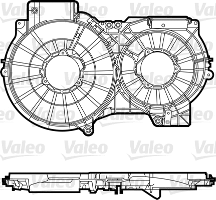 Support, radiator fan (820759)