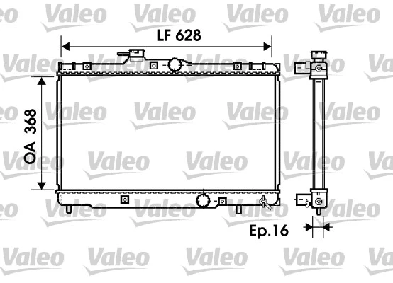 Radiator, engine cooling (734390)