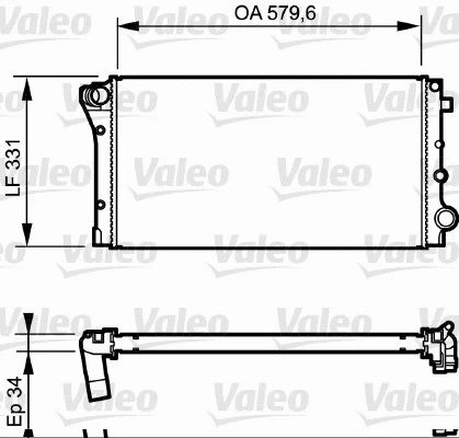 Radiator, engine cooling (734932)