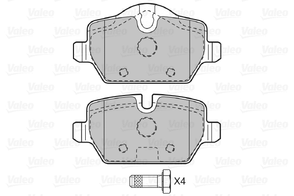 Brake Pad Set, disc brake (598701)