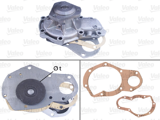 Water Pump, engine cooling (506311)