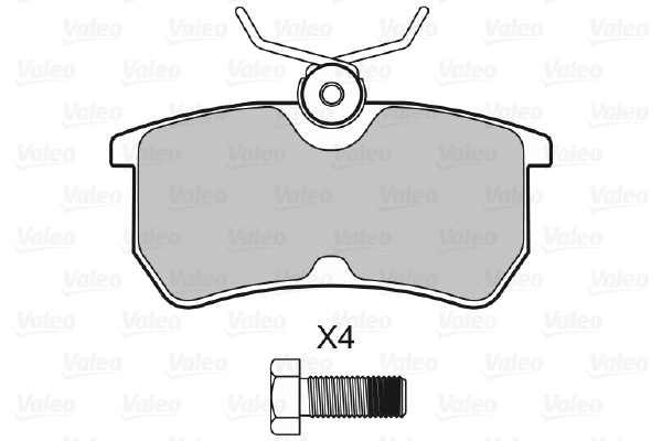 Brake Pad Set, disc brake (598431)