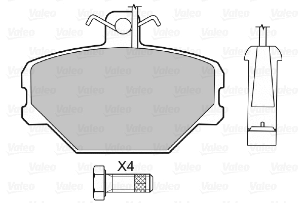 Brake Pad Set, disc brake (598095)