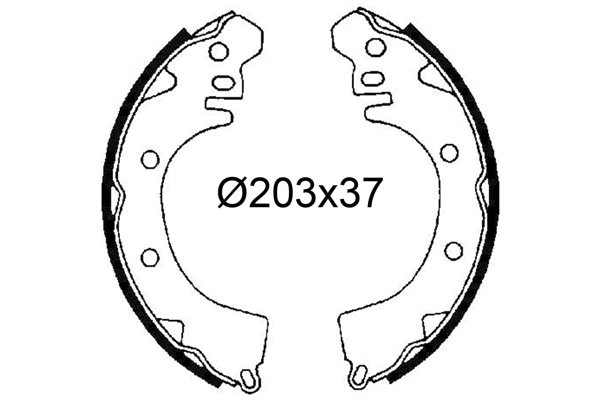 Brake Shoe Set (564330)