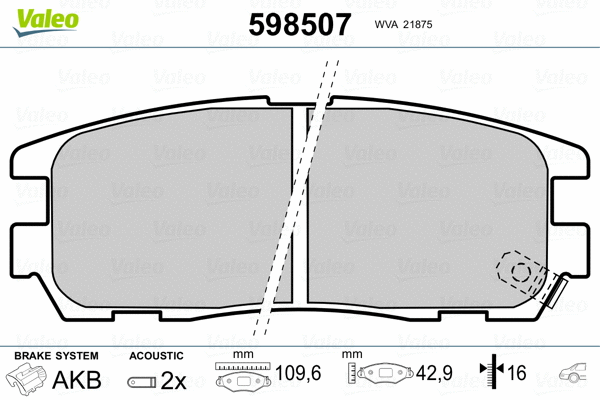 Brake Pad Set, disc brake