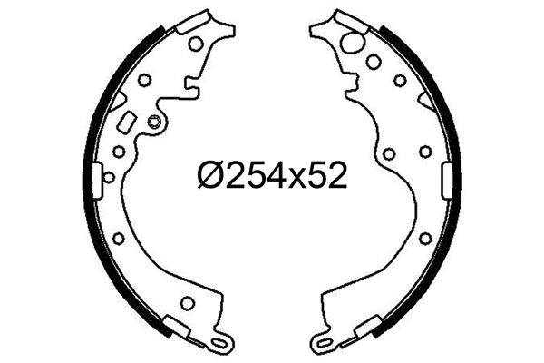 Brake Shoe Set (564308)