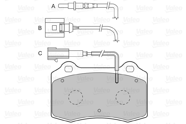 Brake Pad Set, disc brake (598466)
