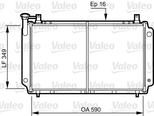 Radiator, engine cooling (731083)