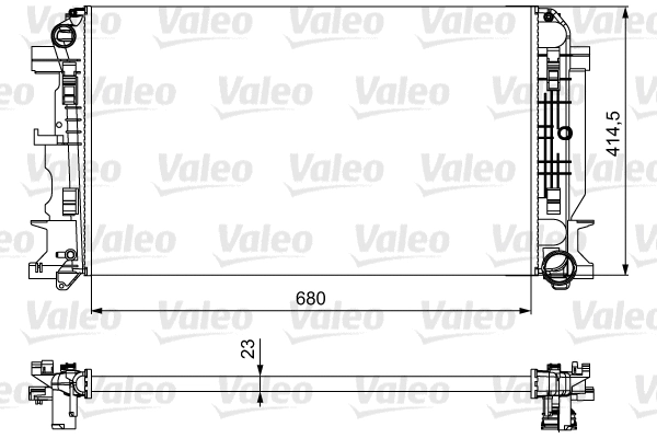 Radiator, engine cooling (734926)