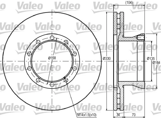 Brake Disc (187065)