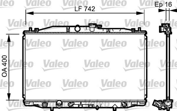 Radiator, engine cooling (735049)