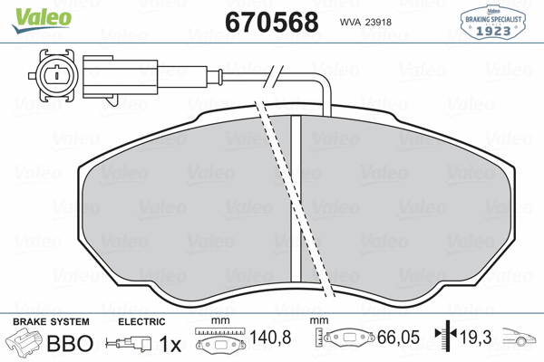 Brake Pad Set, disc brake