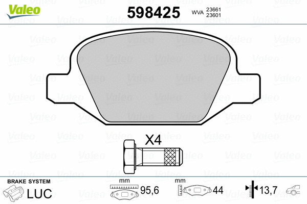 Brake Pad Set, disc brake