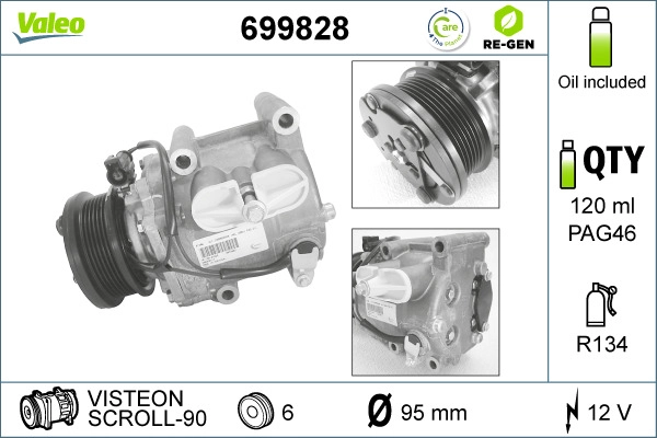 Compressor, air conditioning (699828)