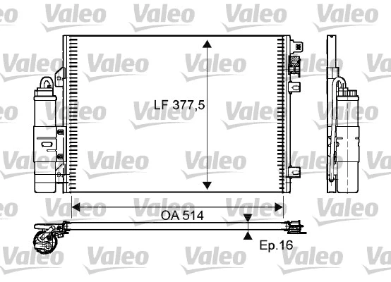 Condenser, air conditioning (814051)
