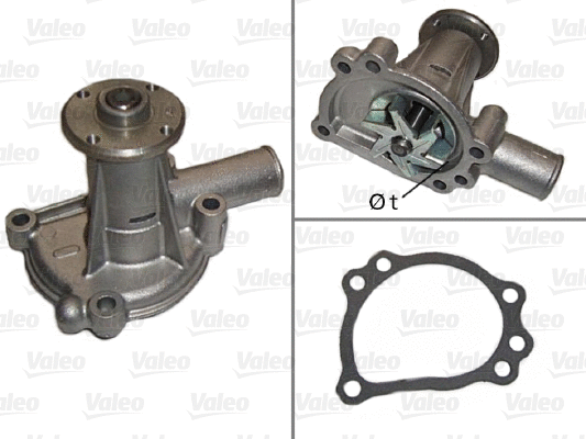 Water Pump, engine cooling (506016)