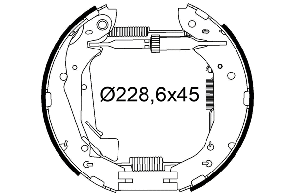 Brake Shoe Set (554970)
