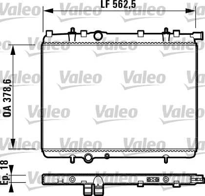 Radiator, engine cooling (732904)