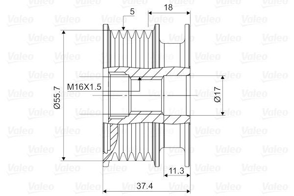 Alternator Freewheel Clutch