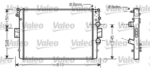 Radiator, engine cooling (734234)