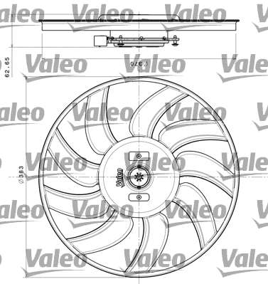Fan, engine cooling (696350)