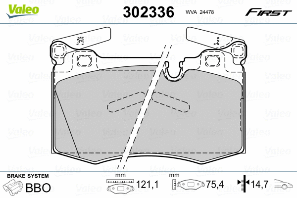 Brake Pad Set, disc brake