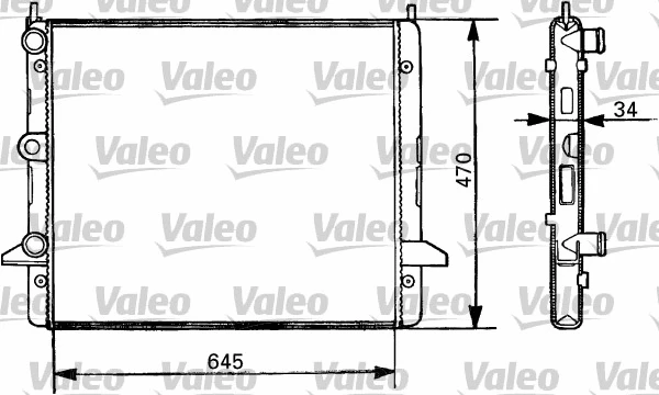 Radiator, engine cooling (731387)