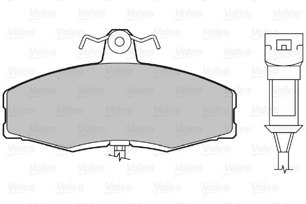 Brake Pad Set, disc brake (598217)