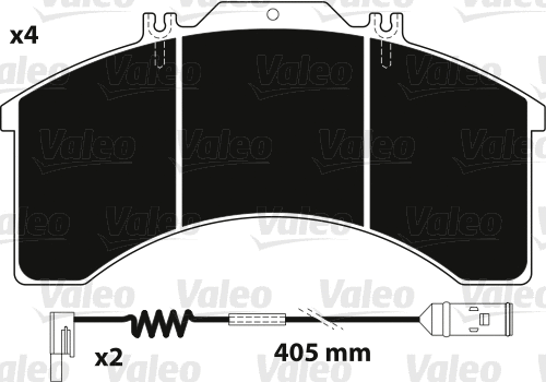 Brake Pad Set, disc brake (882231)