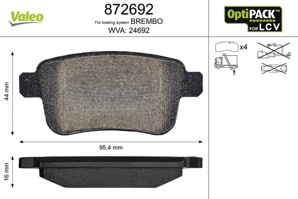 Brake Pad Set, disc brake
