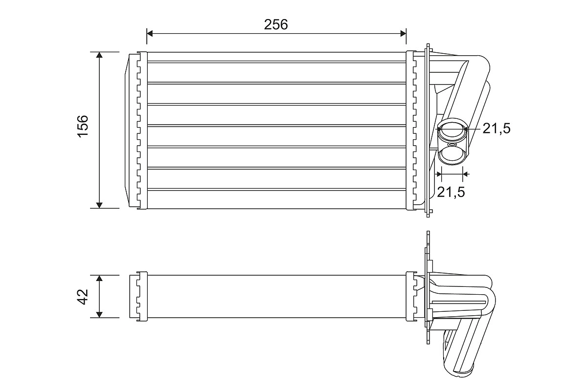 Heat Exchanger, interior heating (812113)
