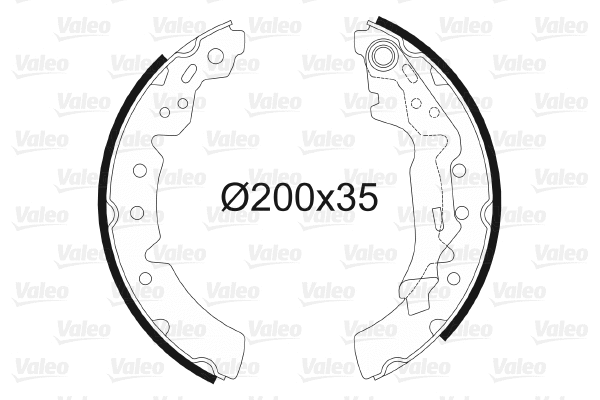 Brake Shoe Set (564051)