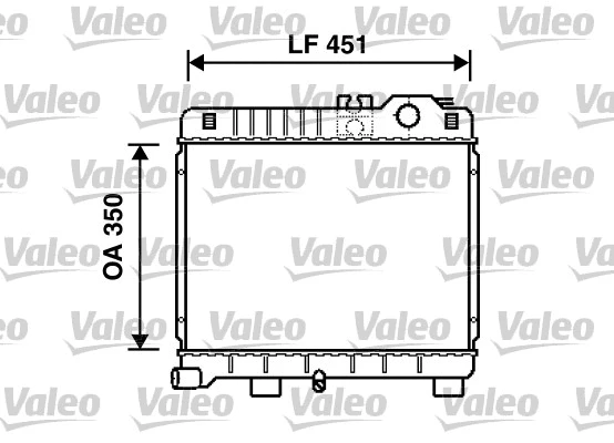 Radiator, engine cooling (819274)