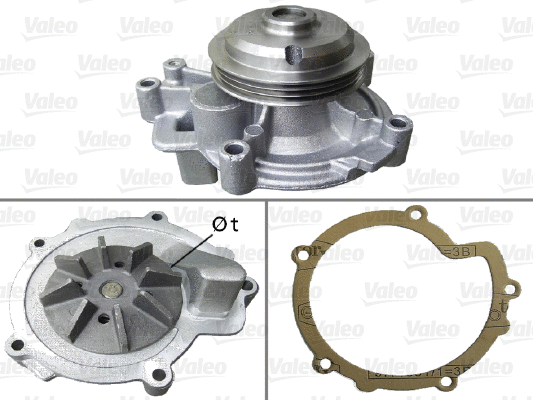 Water Pump, engine cooling (506596)