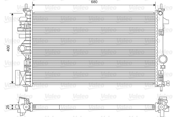 Radiator, engine cooling (735482)