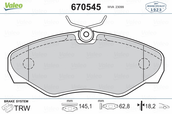 Brake Pad Set, disc brake