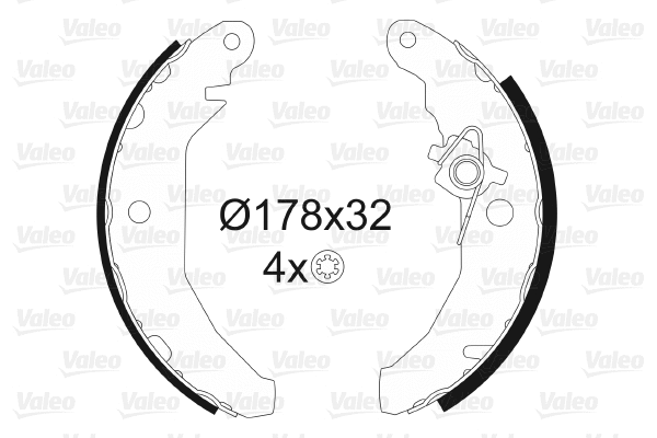 Brake Shoe Set (562036)