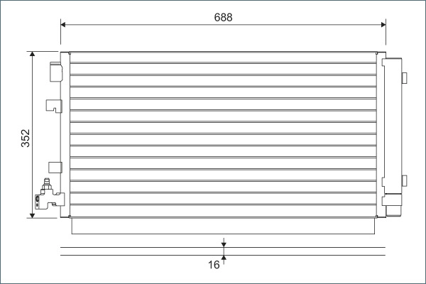 Condenser, air conditioning (814094)